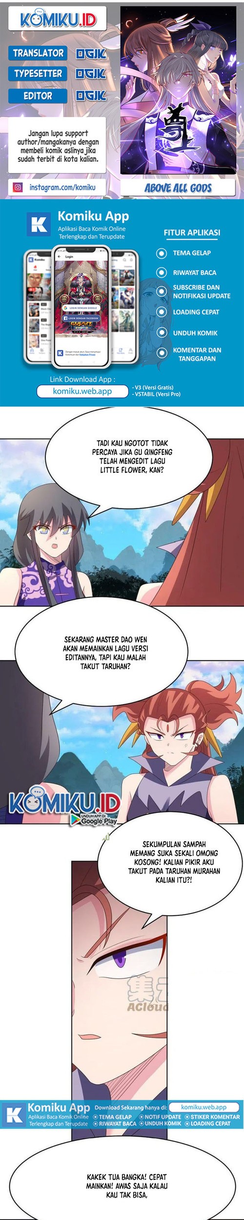 Komik Above All Gods Chapter 392 gambar 1