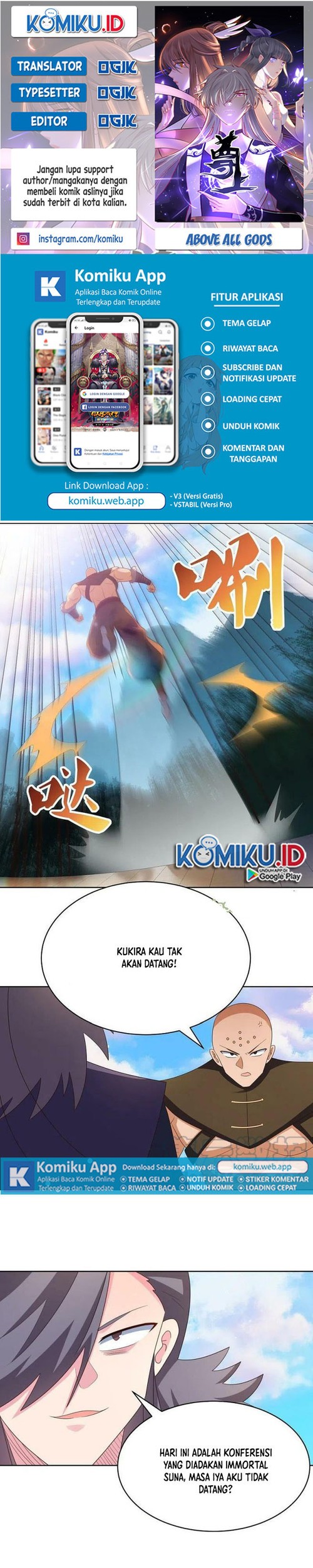 Komik Above All Gods Chapter 393.5 gambar 1