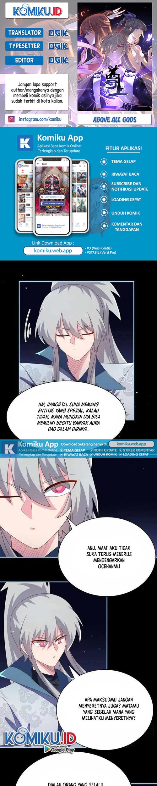 Komik Above All Gods Chapter 395 gambar 1