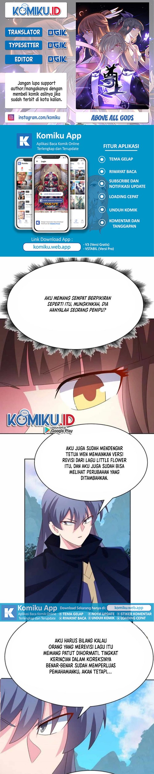 Komik Above All Gods Chapter 397 gambar 1