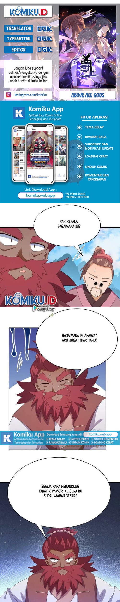 Komik Above All Gods Chapter 398 gambar 1