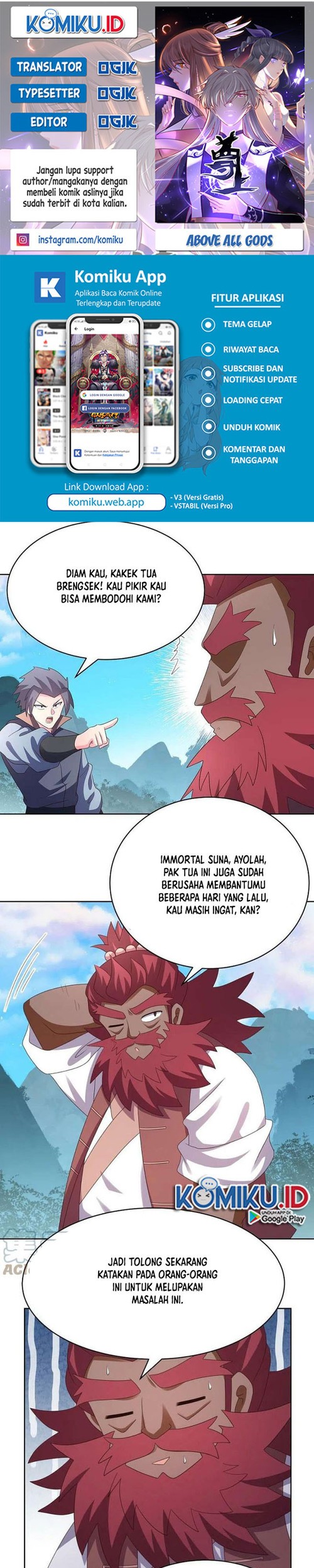 Komik Above All Gods Chapter 398.5 gambar 1