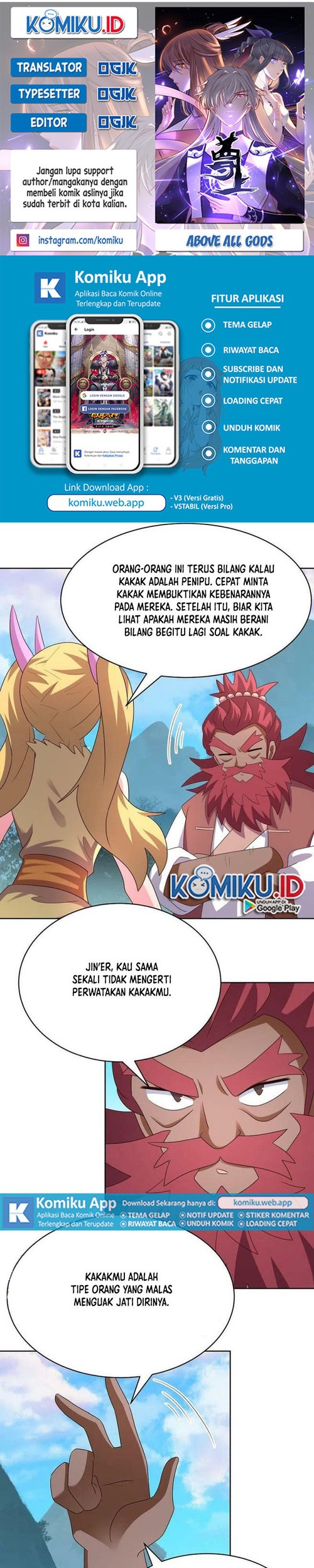 Komik Above All Gods Chapter 399 gambar 1