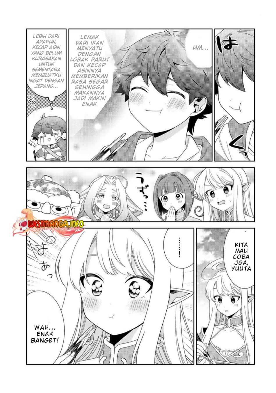 Seirei-tachi no Rakuen to Risou no Isekai Seikatsu Chapter 35 - Halaman 16