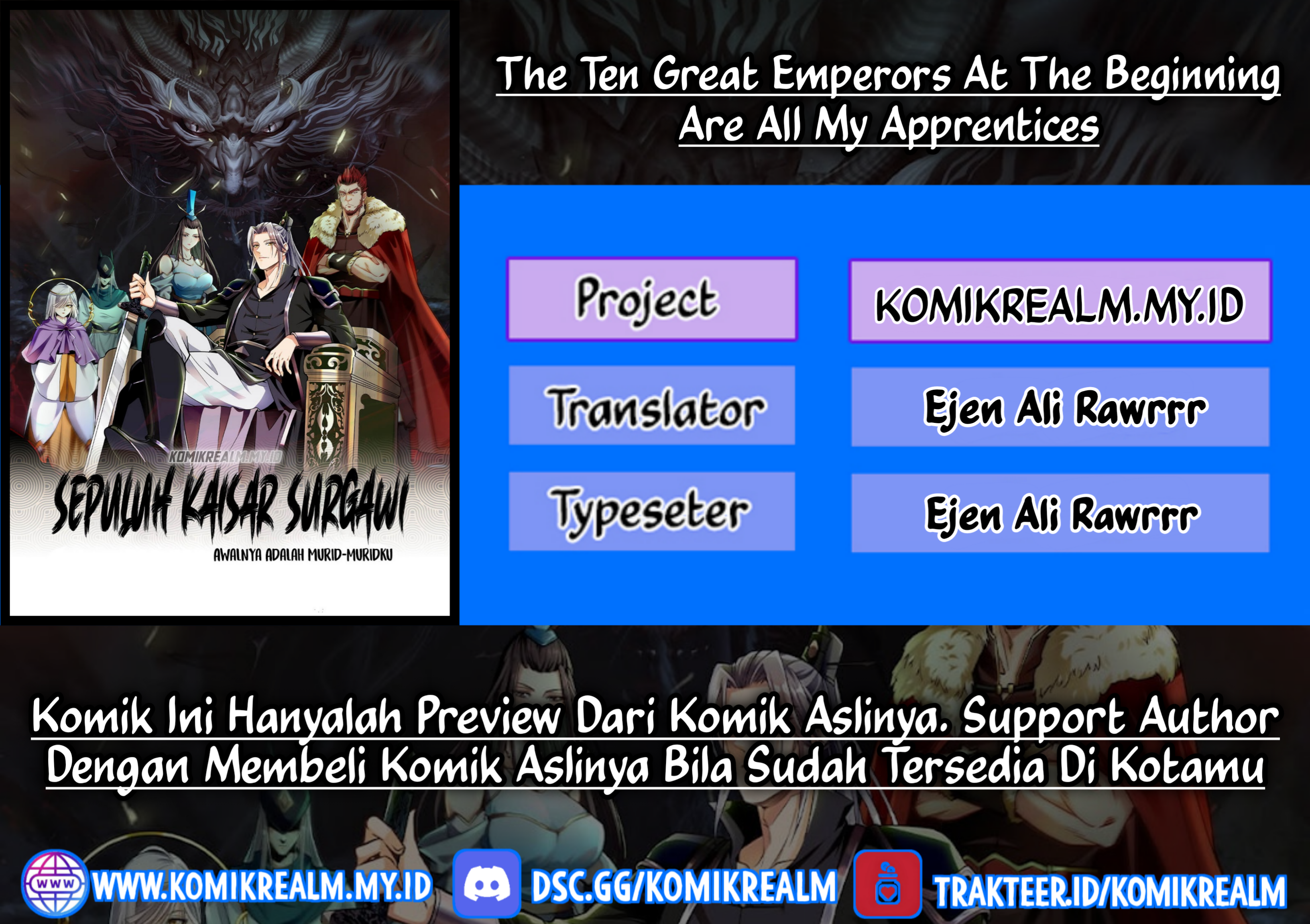Komik The Ten Great Emperors Are All My Disciples Chapter 27 gambar 1