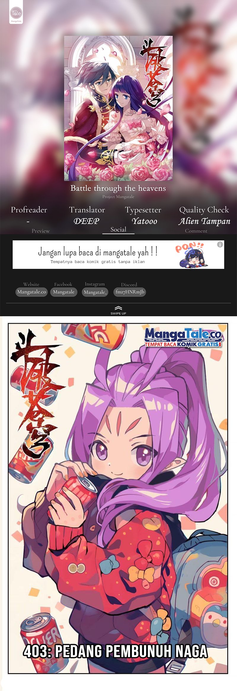 Komik Battle Through the Heavens Chapter 403 gambar 1