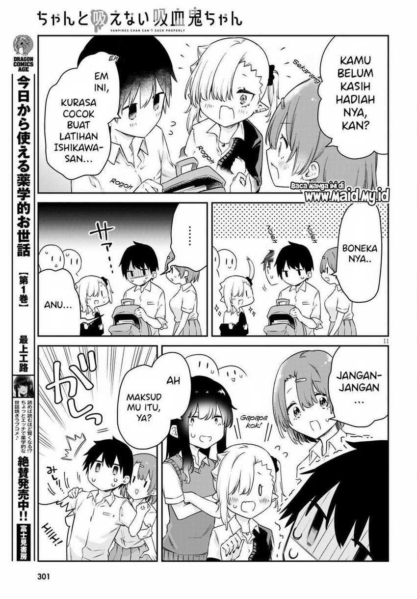 Chanto Suenai Kyuuketsuki-chan Chapter 14 - Halaman 13