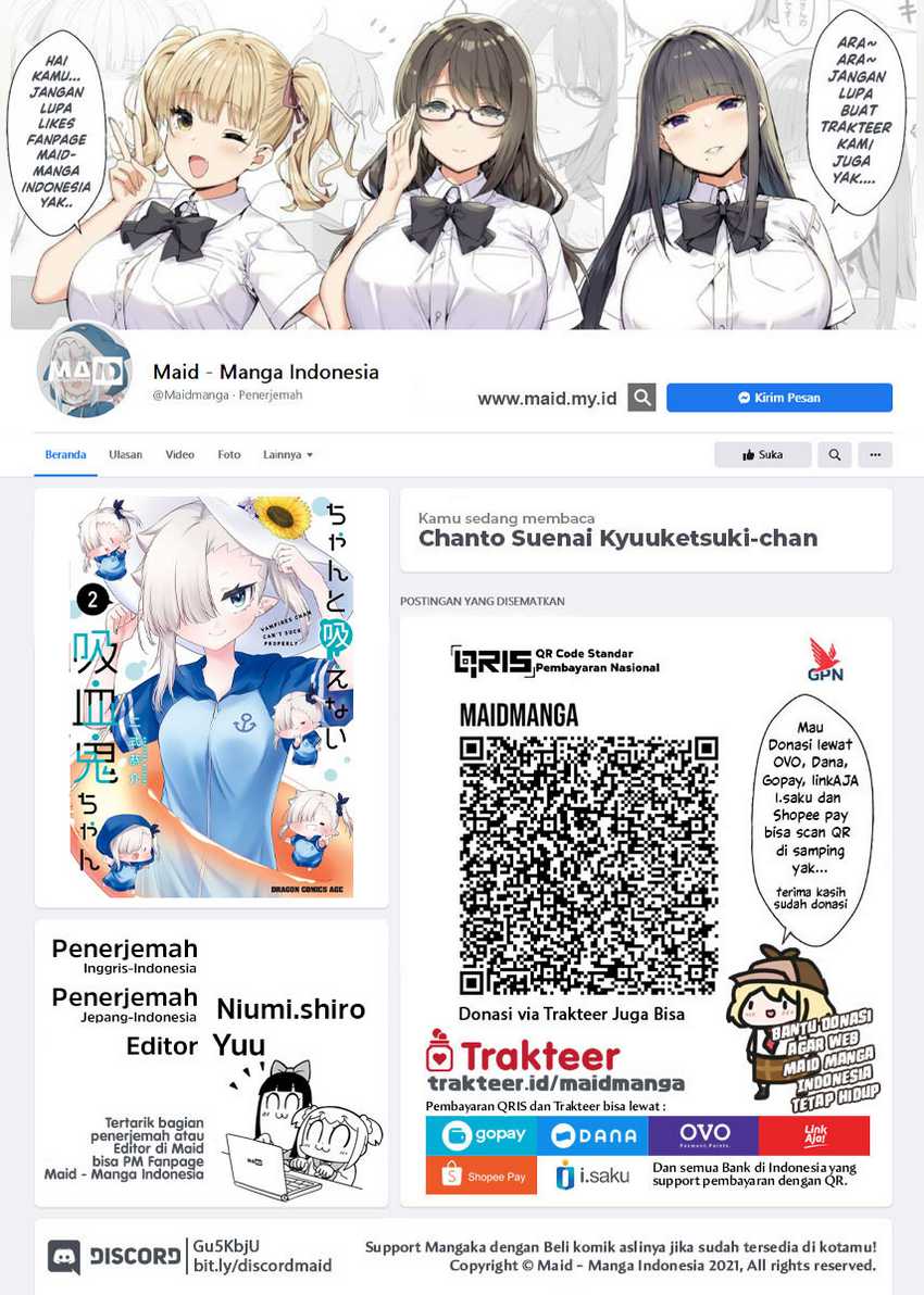 Chanto Suenai Kyuuketsuki-chan Chapter 14 - Halaman 2