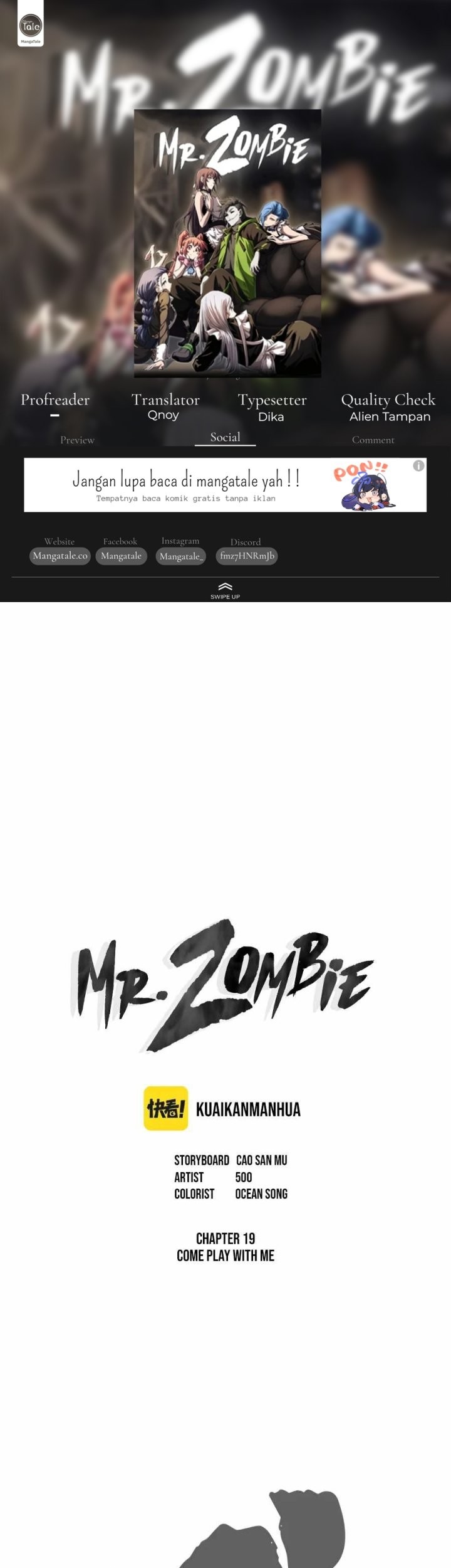 Komik Mr. Zombie Chapter 19 gambar 1