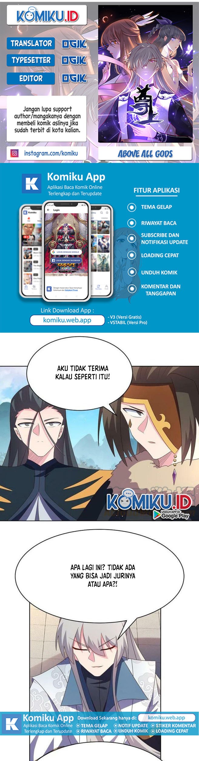 Komik Above All Gods Chapter 401.5 gambar 1