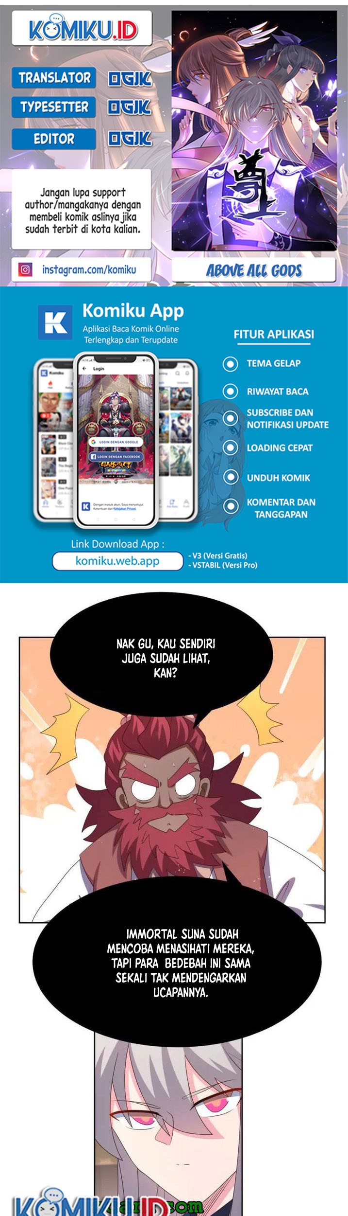Komik Above All Gods Chapter 405 gambar 1