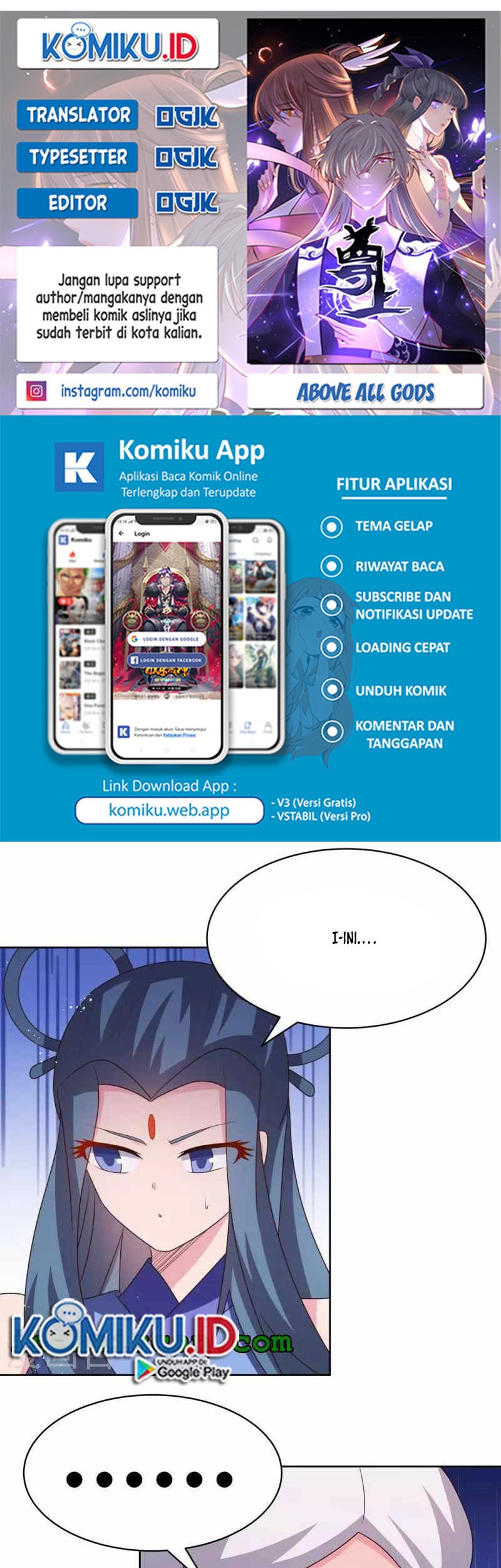 Komik Above All Gods Chapter 405.5 gambar 1