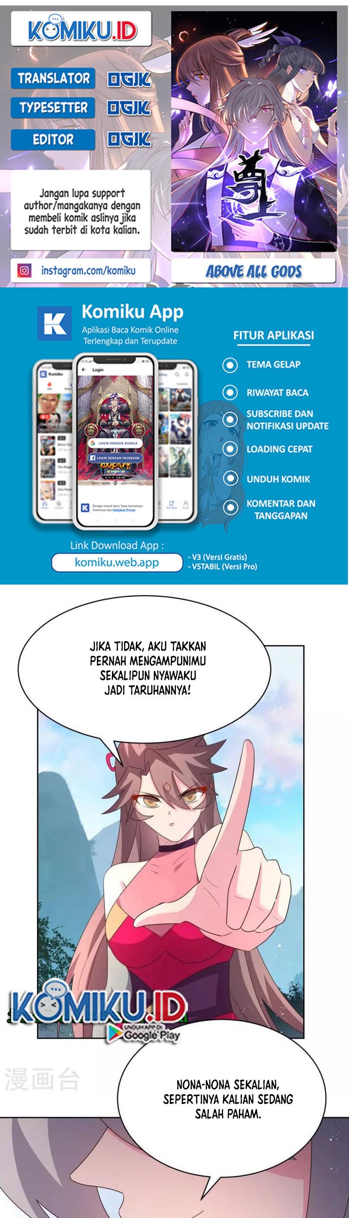 Komik Above All Gods Chapter 406 gambar 1