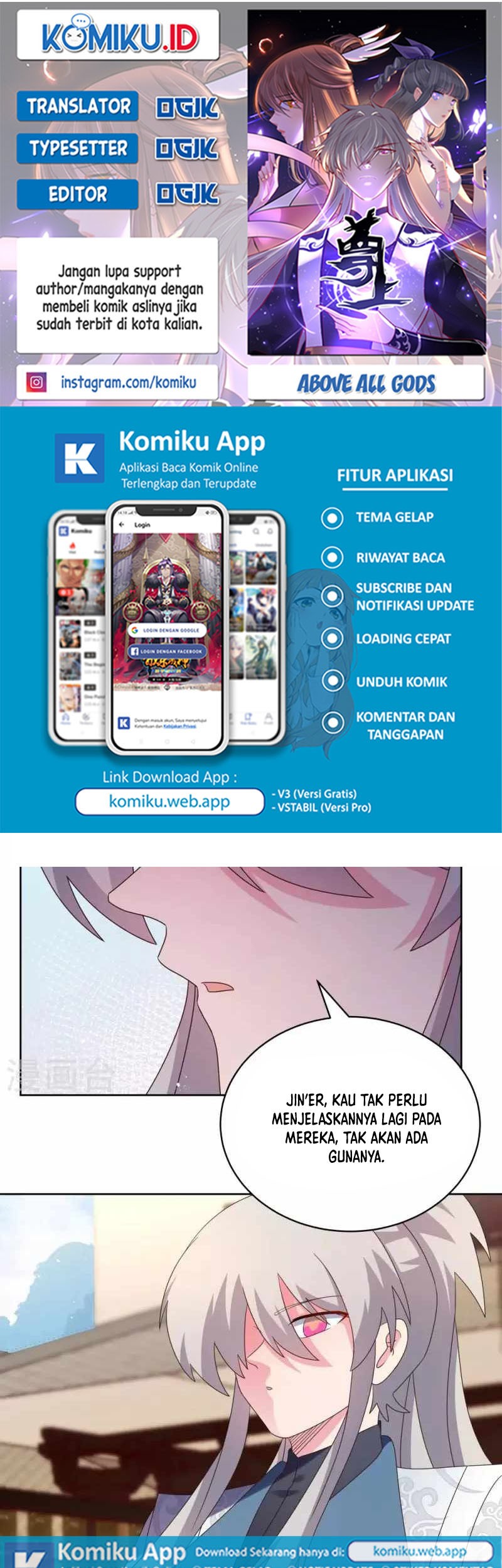 Komik Above All Gods Chapter 407 gambar 1