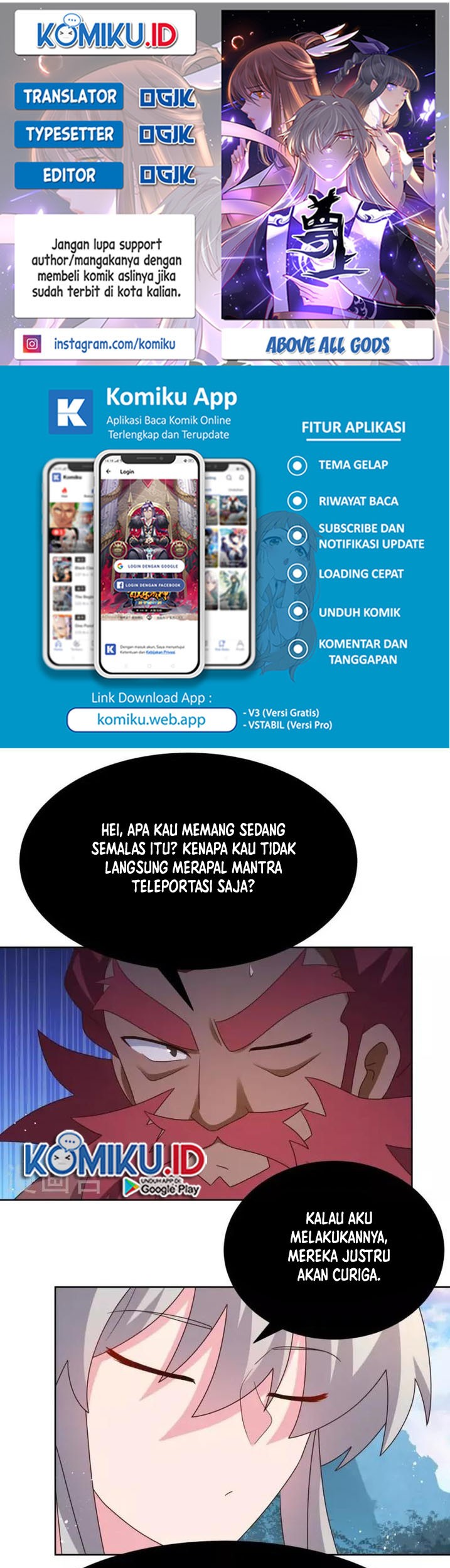 Komik Above All Gods Chapter 408 gambar 1