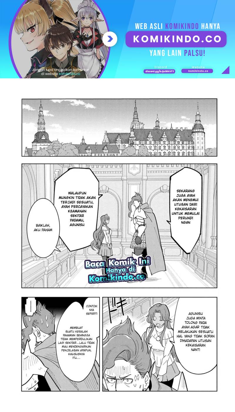 Manga Souzou Renkinjutsushi wa Jiyuu wo Ouka suru: Kokyou wo Tsuihou saretara, Maou no Ohizamoto de Chouzetsu Kouka no Magic Item Tsukuri-houdai ni Narimashita Chapter 11.1 gambar 2