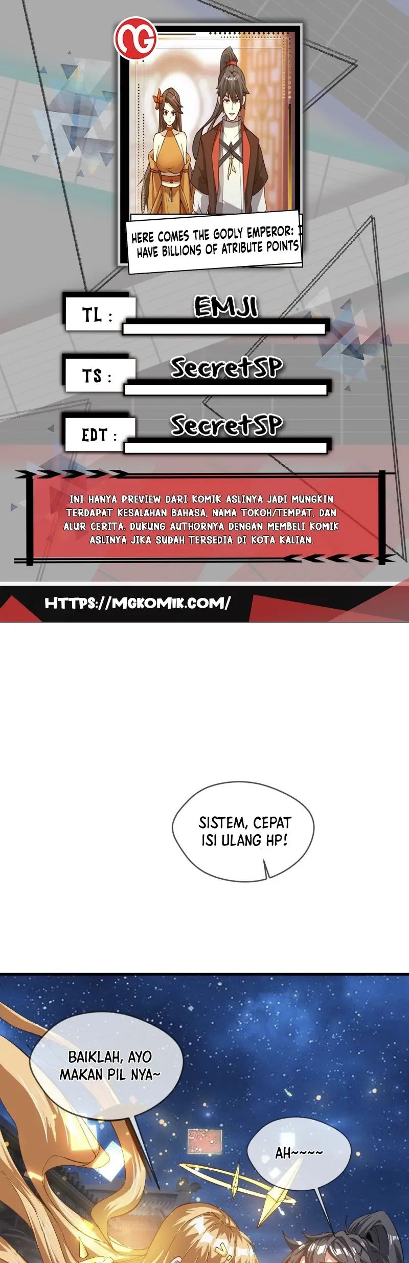 Komik God Emperor Descends I have Billions of Attribute Points Chapter 30 gambar 1