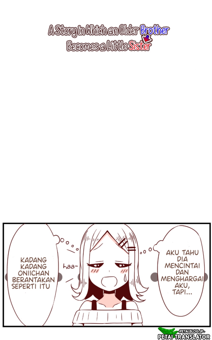 A Story in Which an Older Brother Becomes a Little Sister Chapter 10 - Halaman 4