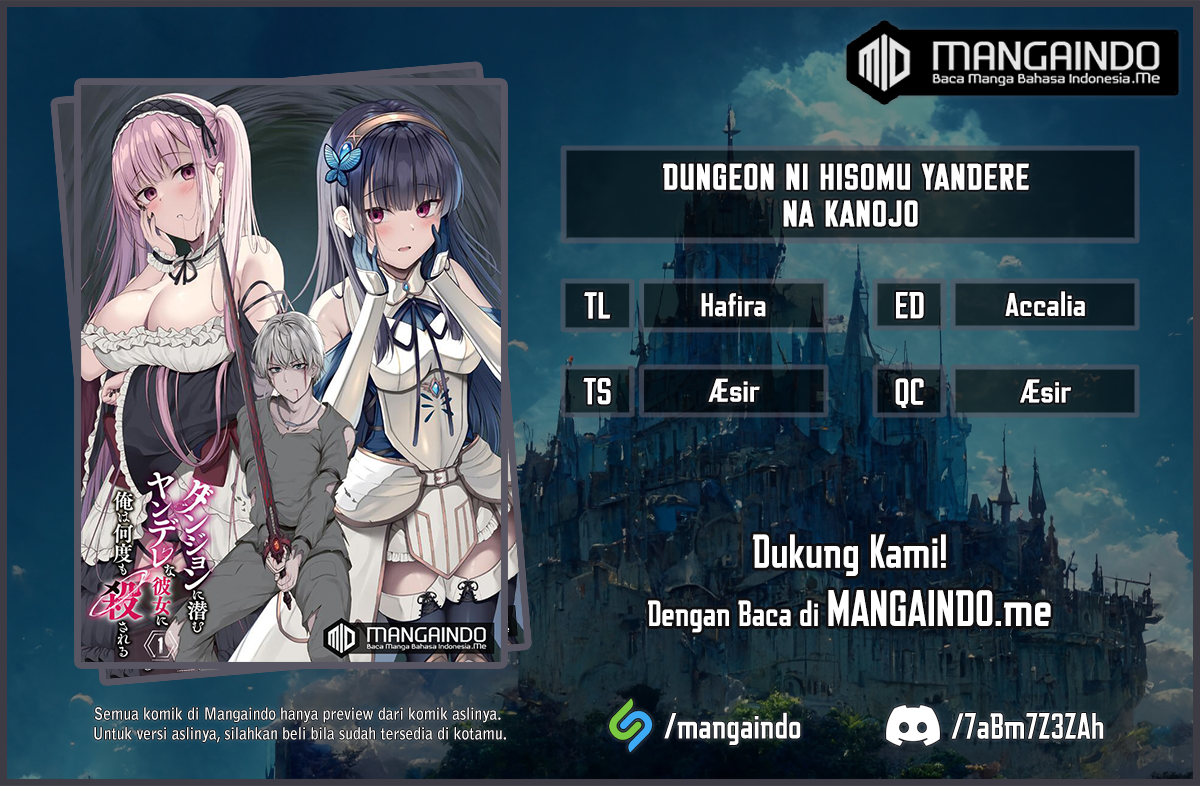 Komik Dungeon ni Hisomu Yandere na Kanojo ni Ore wa Nando mo Korosareru Chapter 02.2 gambar 1
