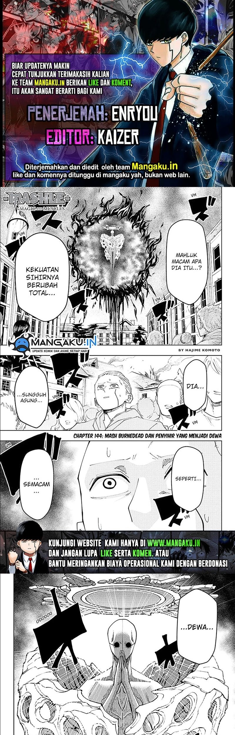 Komik Mashle: Magic and Muscles Chapter 155 gambar 1