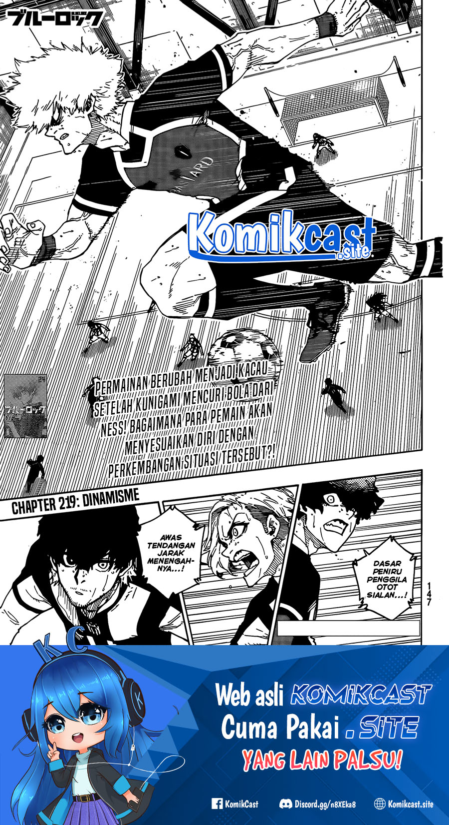Blue Lock Chapter 219 - Halaman 2