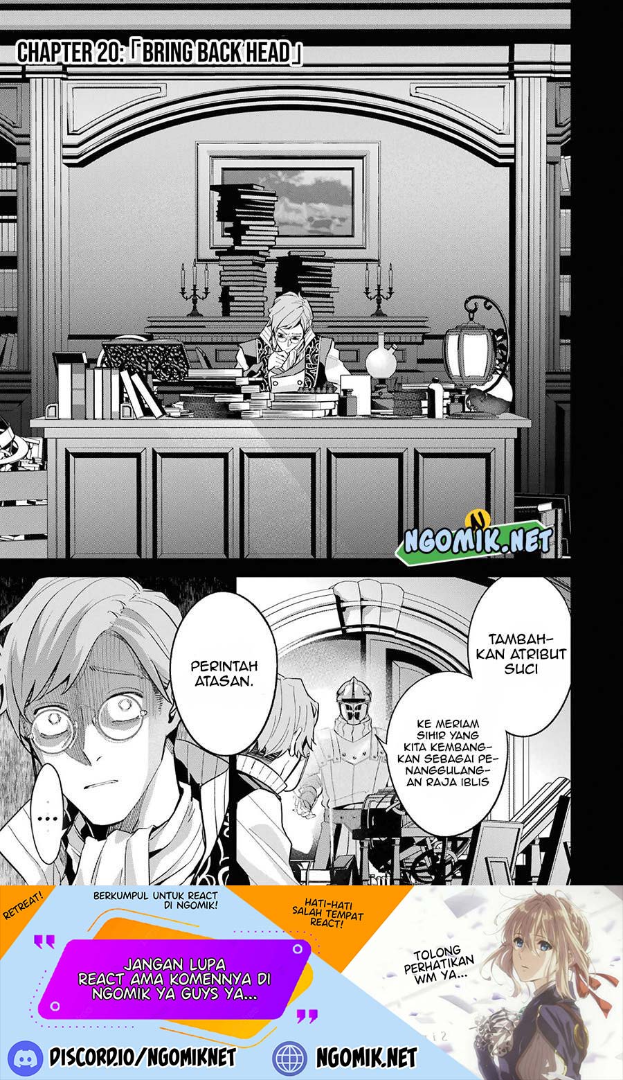 Manga The Executed Sage is Reincarnated as a Lich and Starts an All-Out War Chapter 20 gambar 2