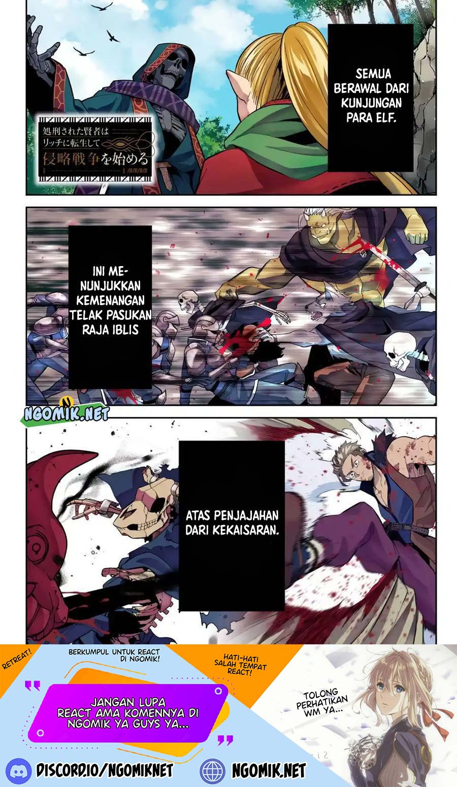 Manga The Executed Sage is Reincarnated as a Lich and Starts an All-Out War Chapter 21 gambar 2