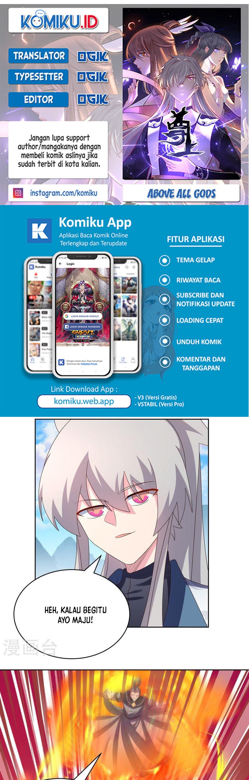 Komik Above All Gods Chapter 412 gambar 1