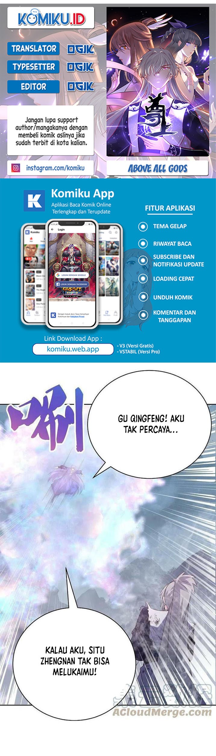 Komik Above All Gods Chapter 416.5 gambar 1