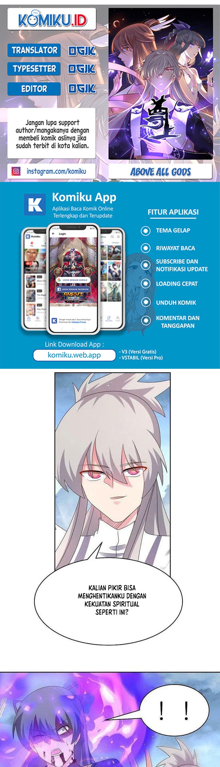 Komik Above All Gods Chapter 418 gambar 1
