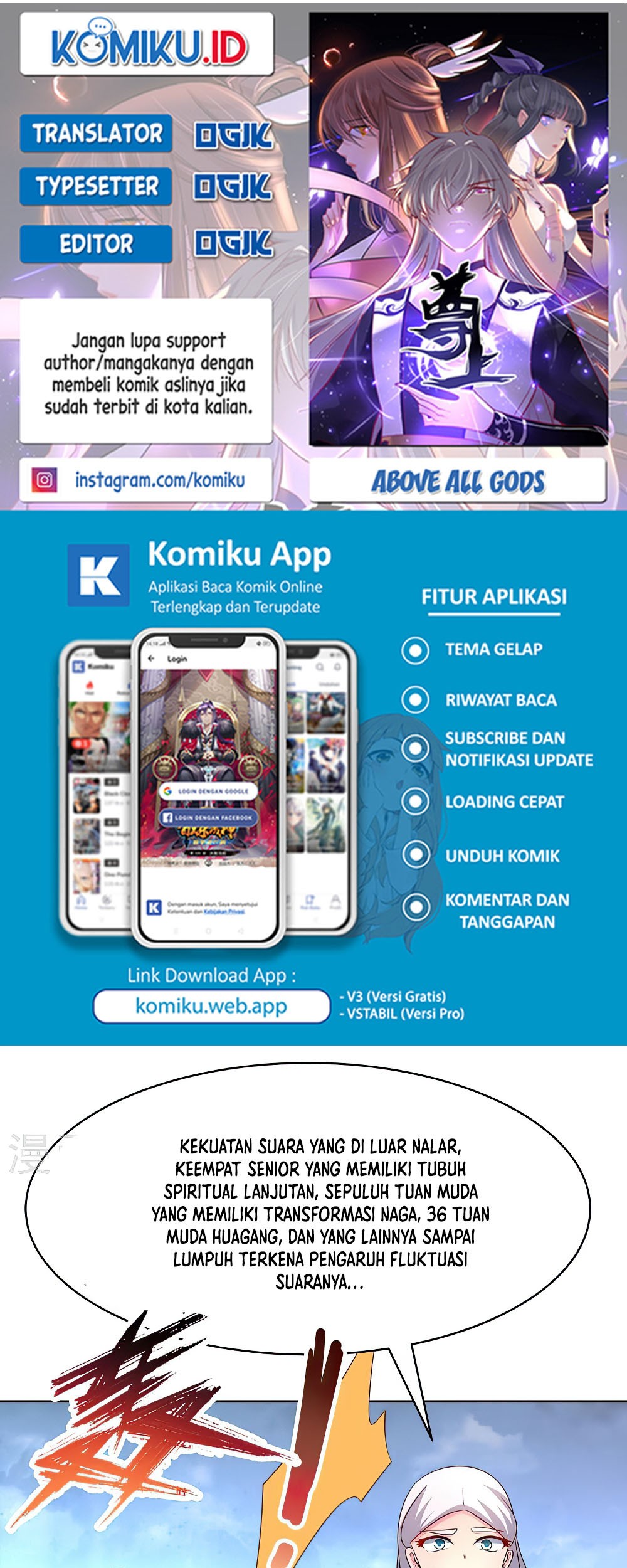 Komik Above All Gods Chapter 419 gambar 1