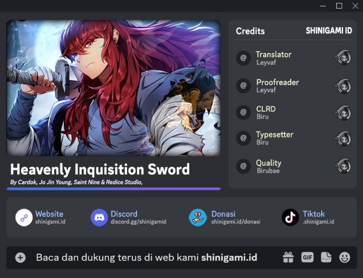 Komik Heavenly Inquisition Sword Chapter 50 gambar 1