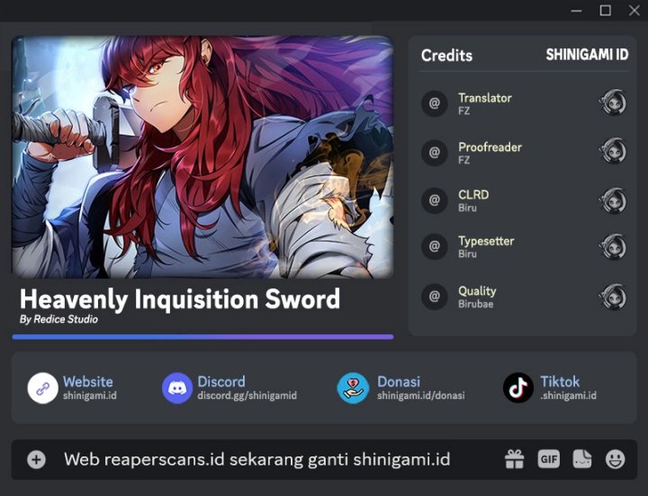 Komik Heavenly Inquisition Sword Chapter 49 gambar 1