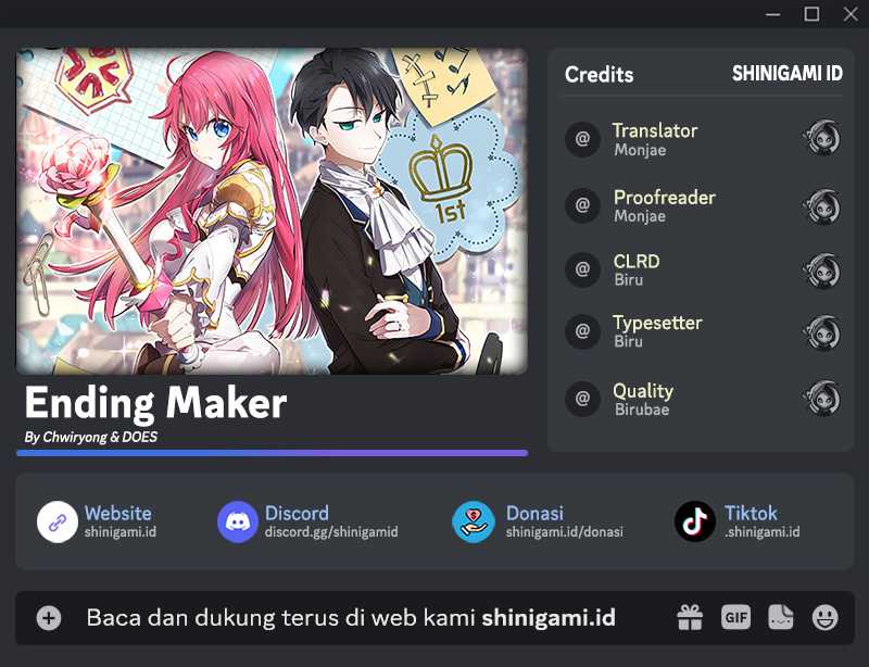 Komik Ending Maker Chapter 39 gambar 1