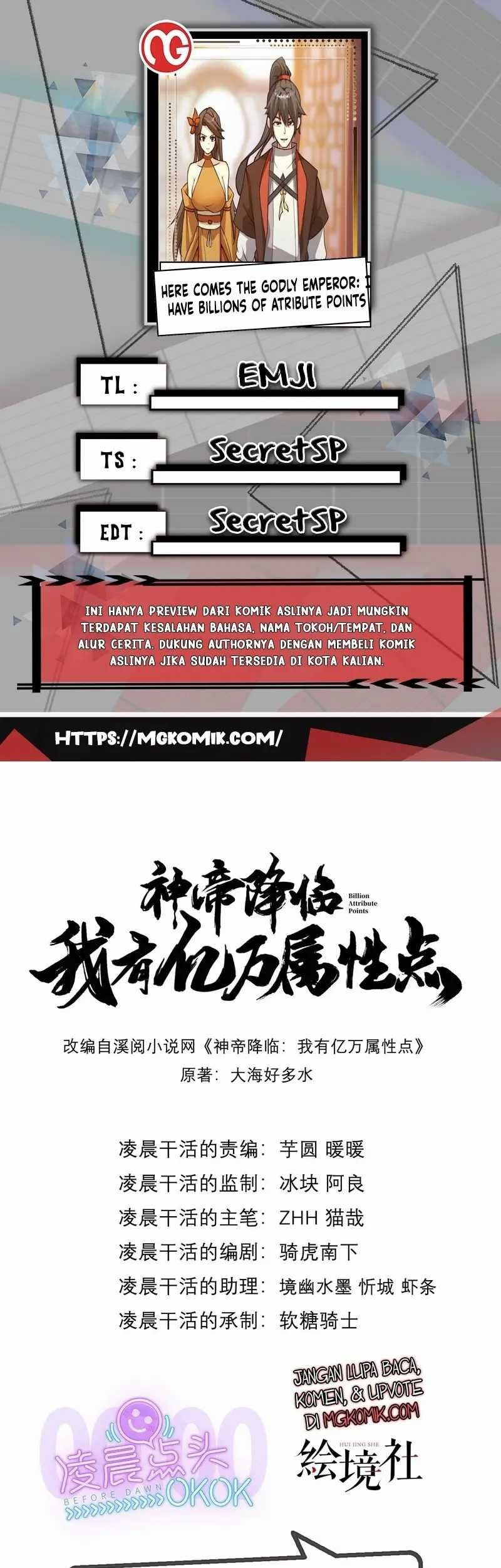 Komik God Emperor Descends I have Billions of Attribute Points Chapter 32 gambar 1
