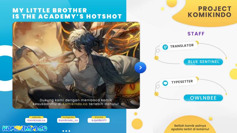 Komik The Little Brother Is the Academy’s Hotshot Chapter 27 gambar 1