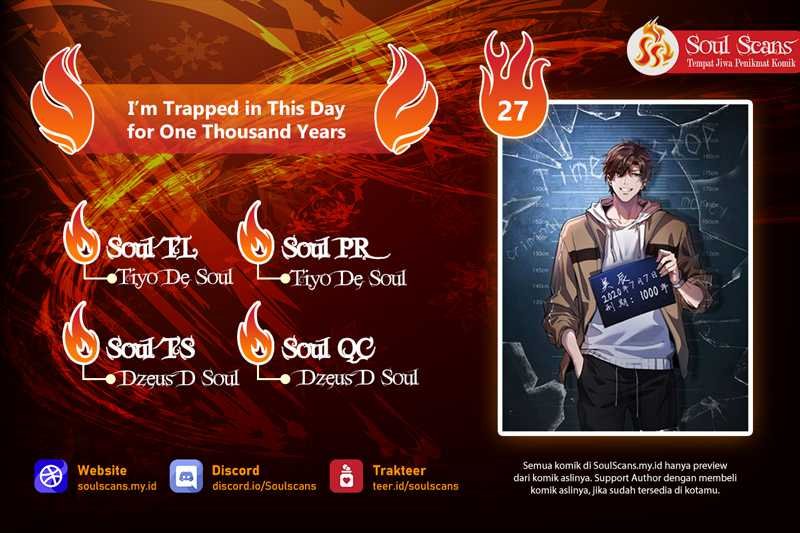 Komik I’m Trapped in This Day for One Thousand Years Chapter 27 gambar 1