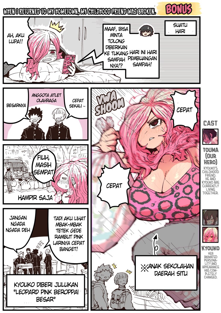 Komik When I Returned to My Hometown, My Childhood Friend was Broken Chapter 33.5 gambar 1