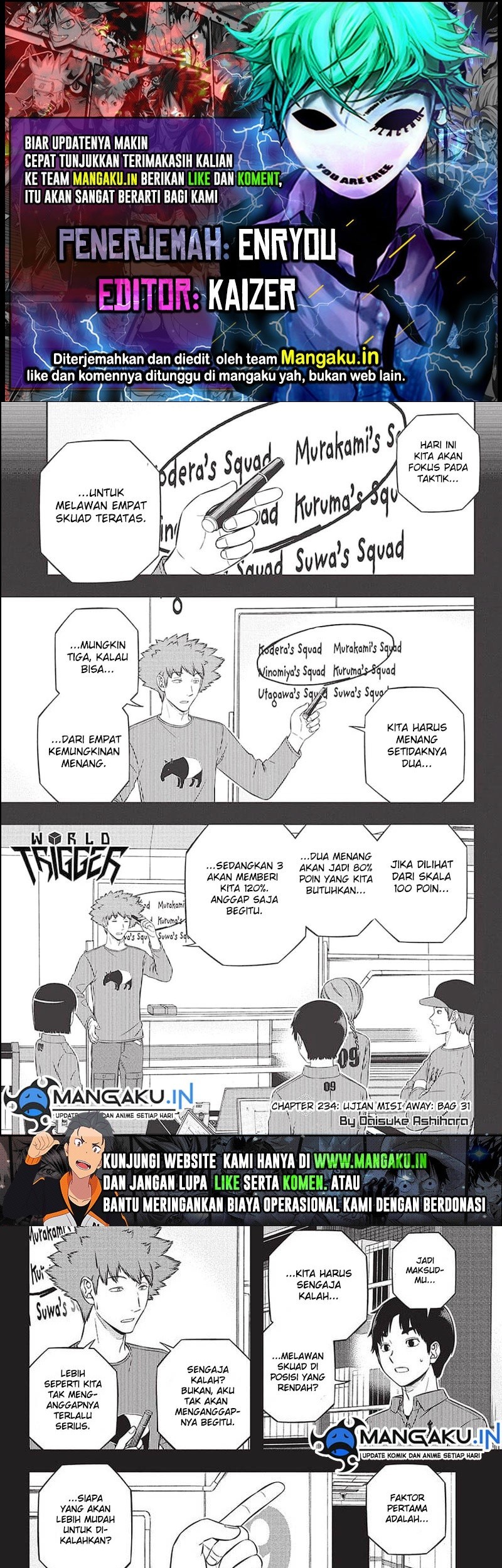 Komik World Trigger Chapter 234 gambar 1
