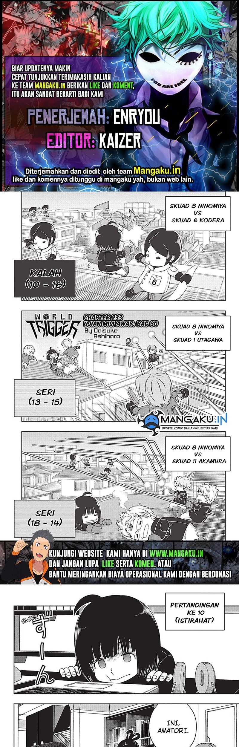 Komik World Trigger Chapter 233 gambar 1