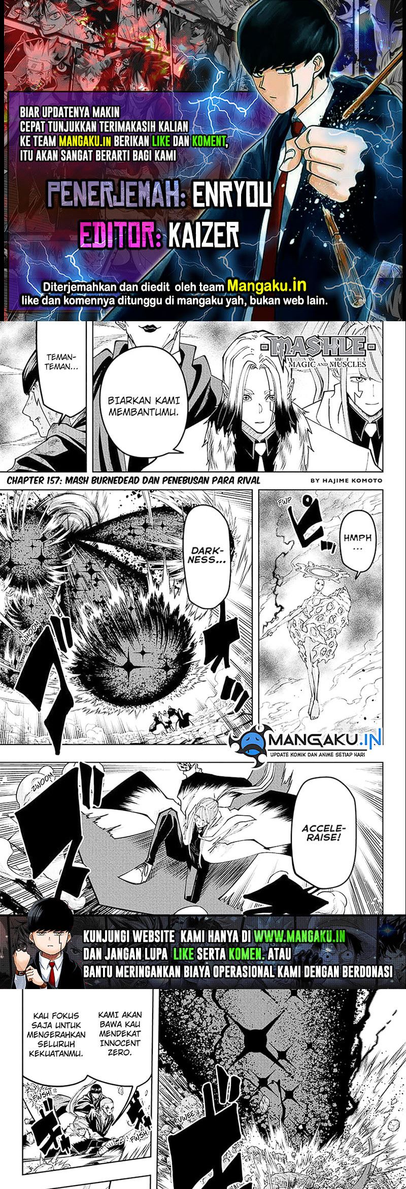 Komik Mashle: Magic and Muscles Chapter 157 gambar 1