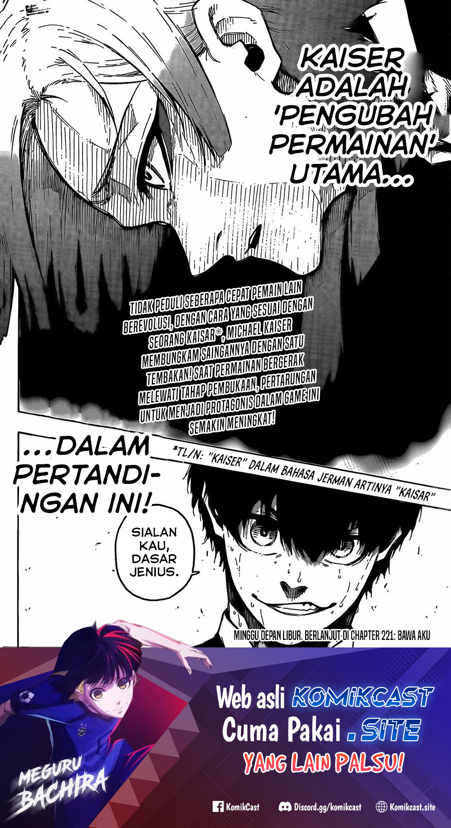 Blue Lock Chapter 220 - Halaman 16