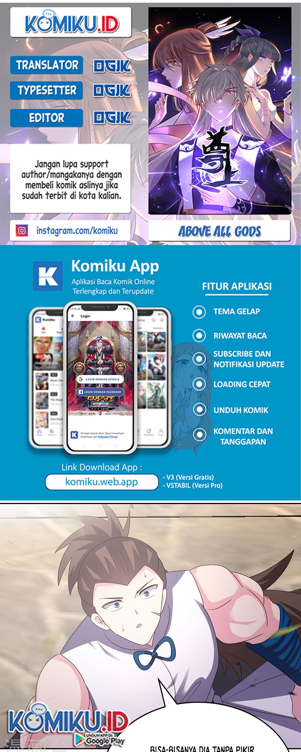 Komik Above All Gods Chapter 421 gambar 1