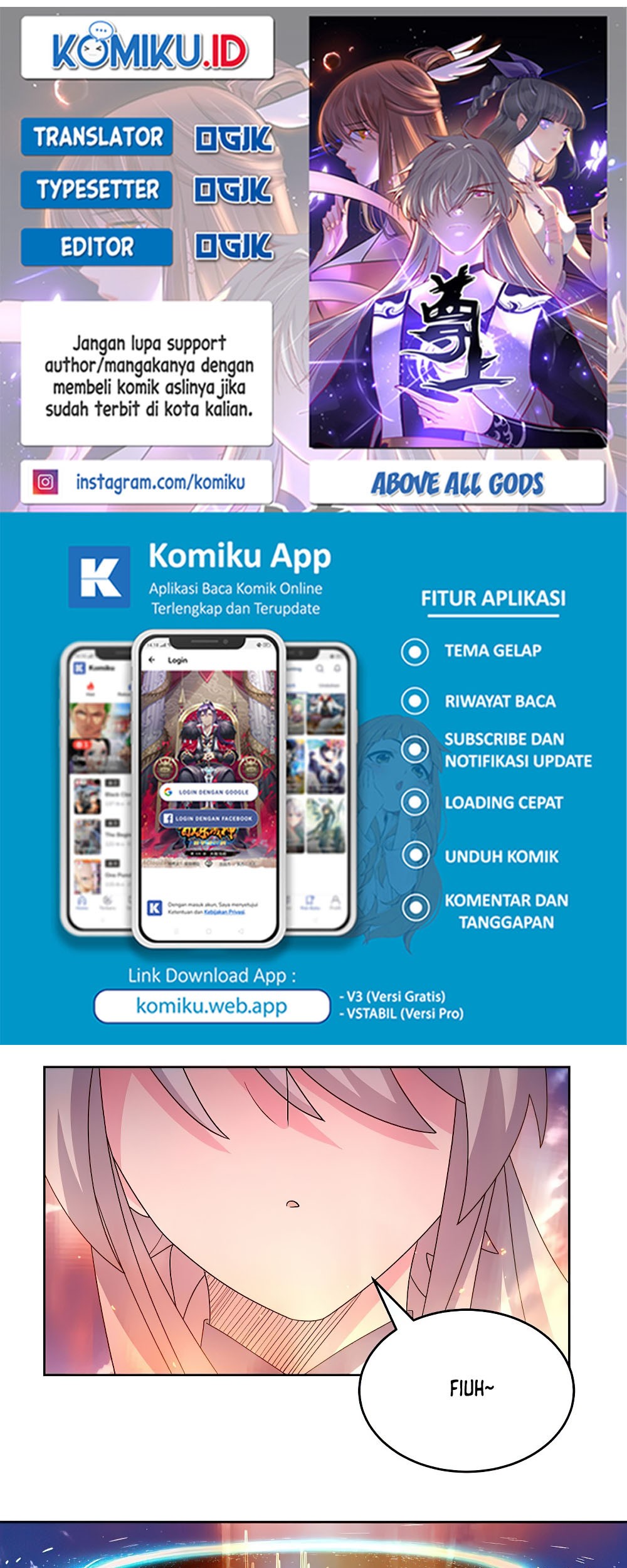 Komik Above All Gods Chapter 424 gambar 1
