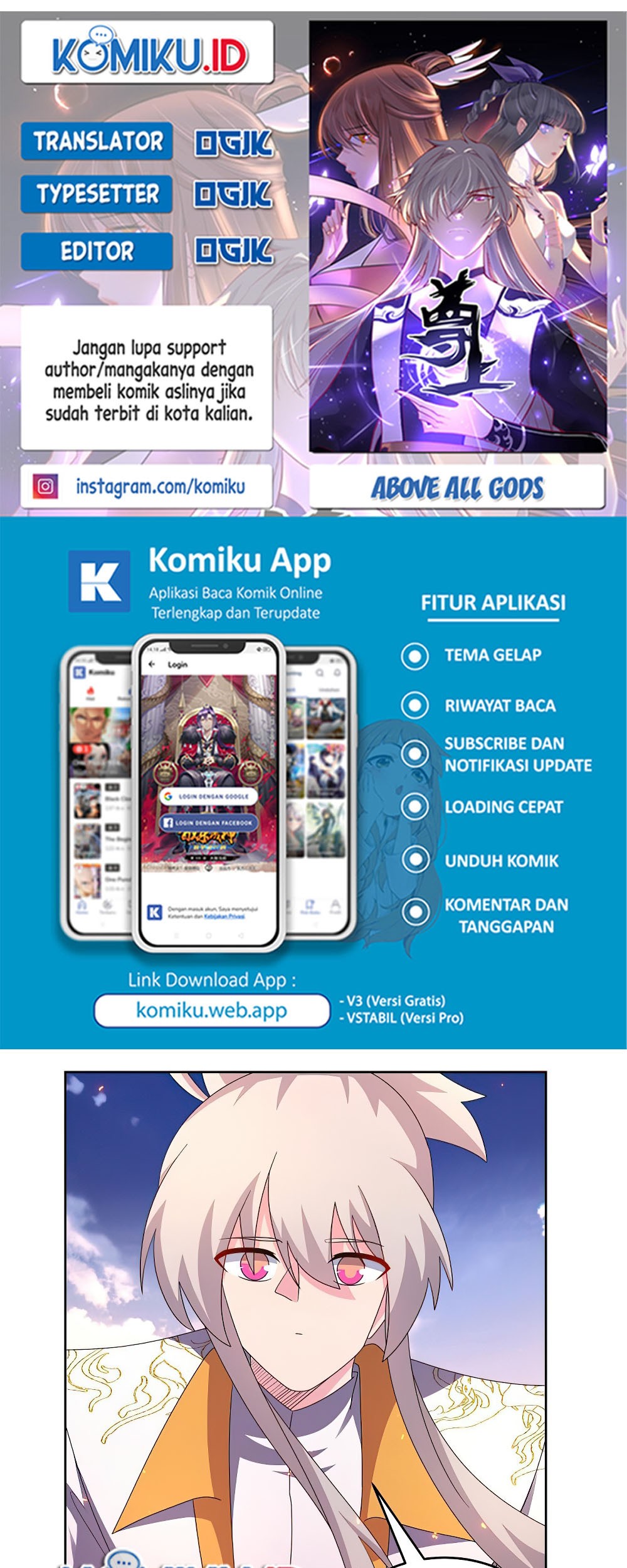 Komik Above All Gods Chapter 425 gambar 1