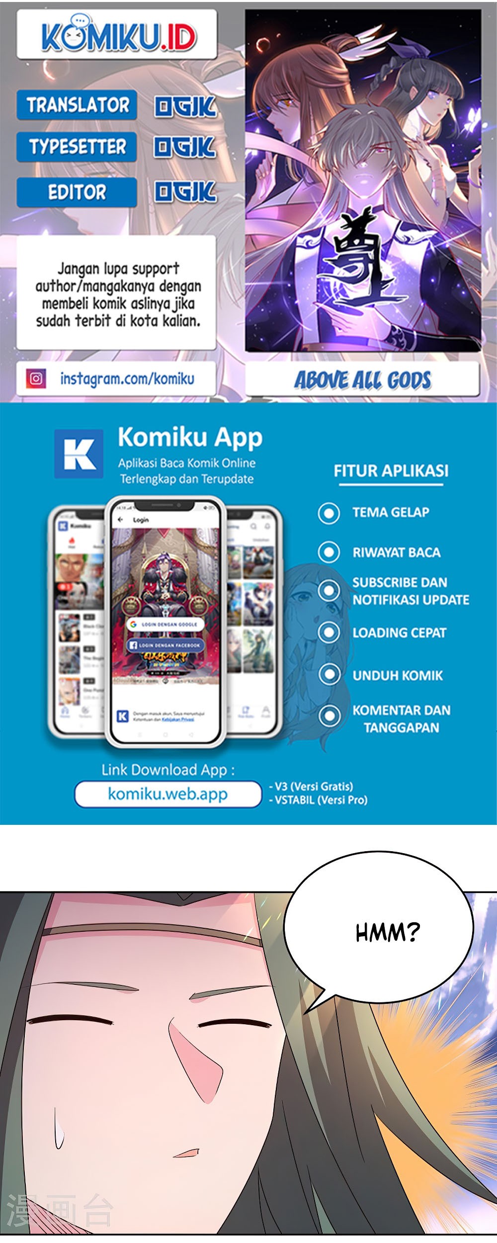 Komik Above All Gods Chapter 425.5 gambar 1