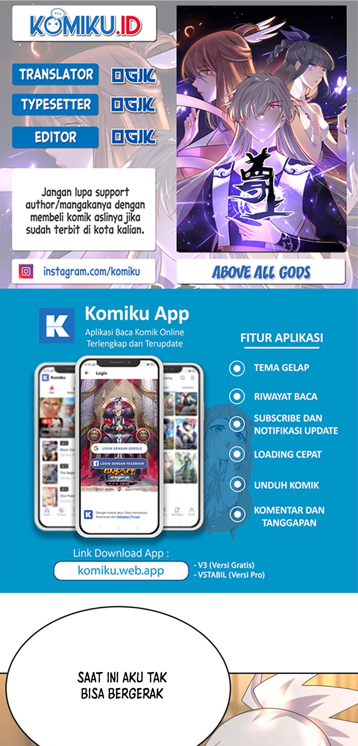 Komik Above All Gods Chapter 432.5 gambar 1