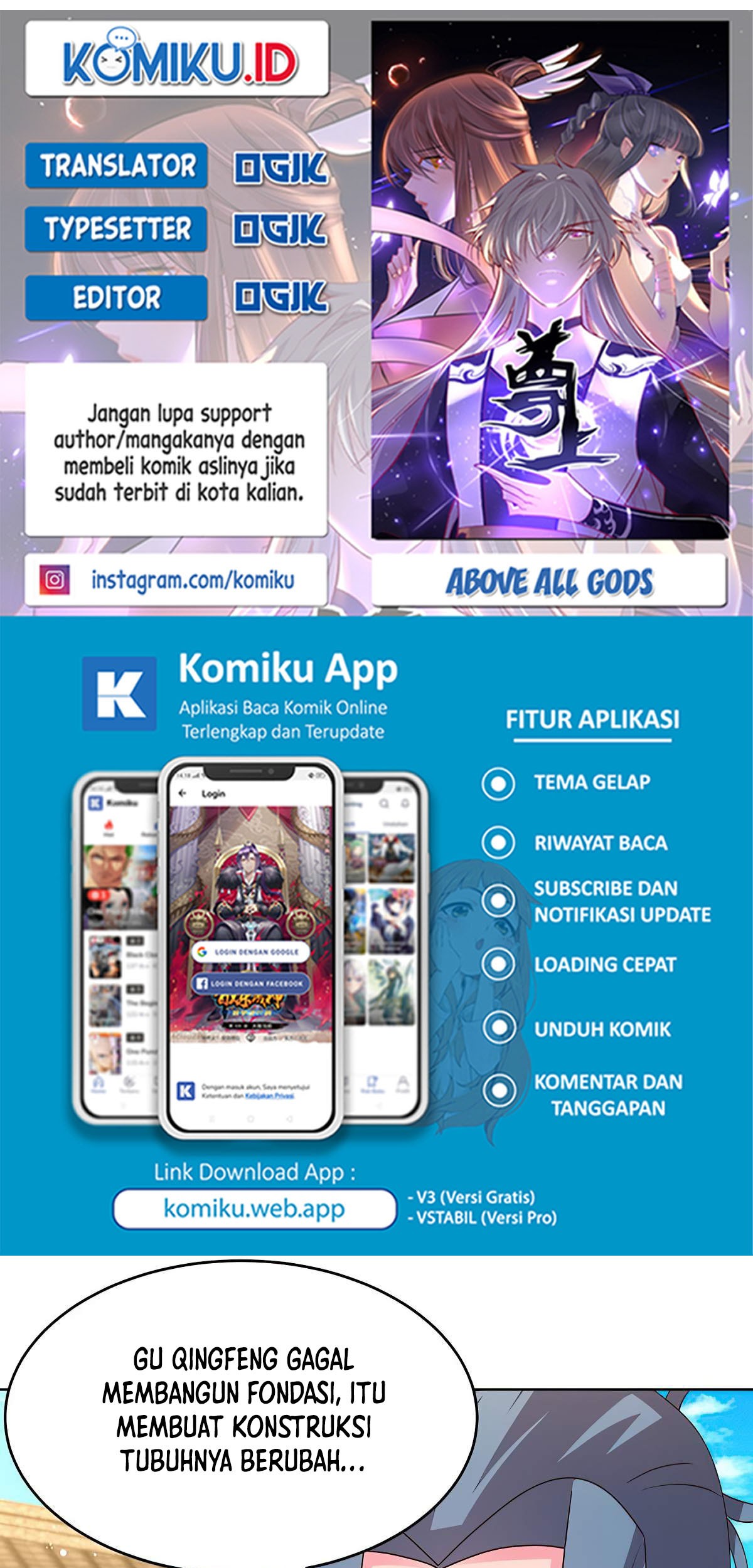 Komik Above All Gods Chapter 434 gambar 1