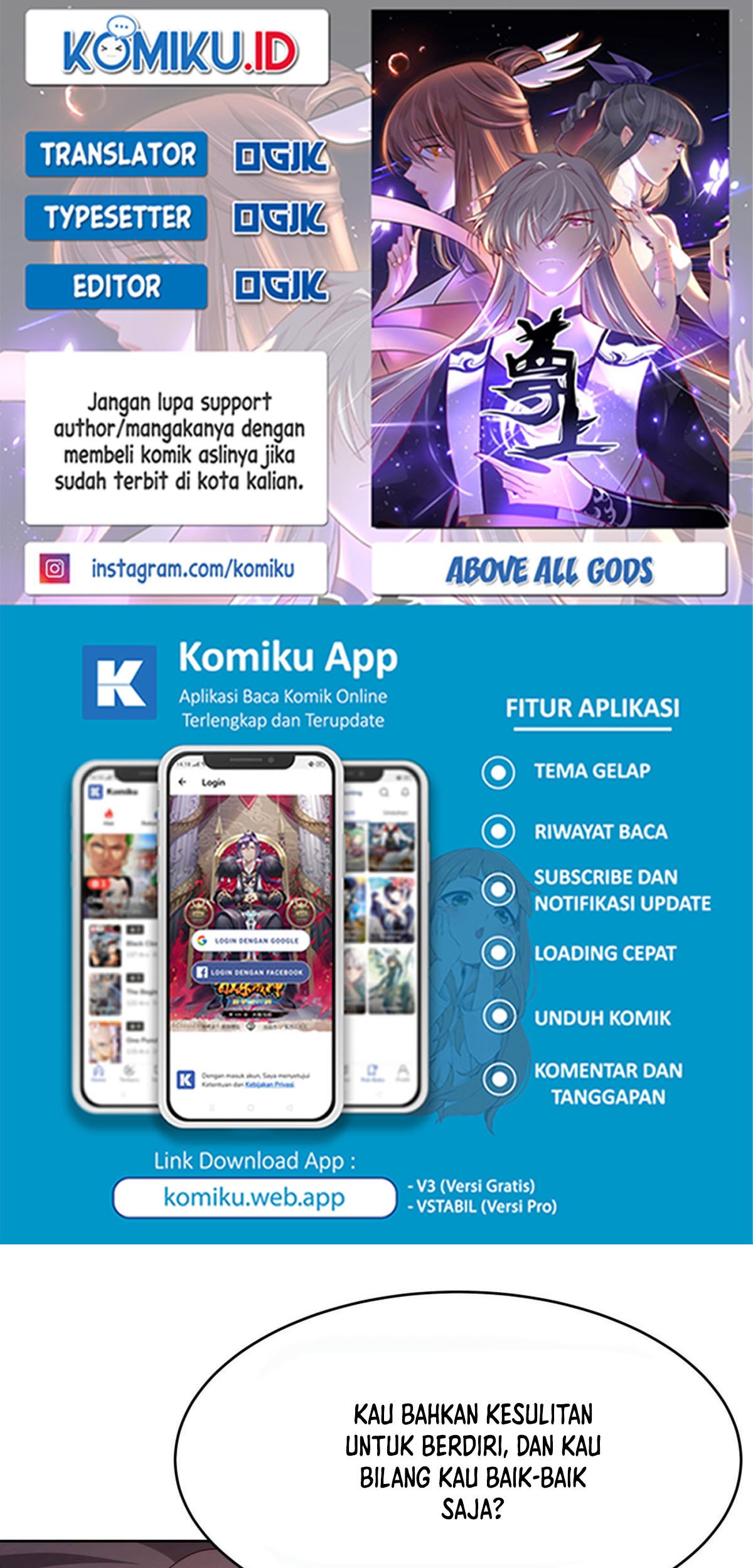 Komik Above All Gods Chapter 436 gambar 1