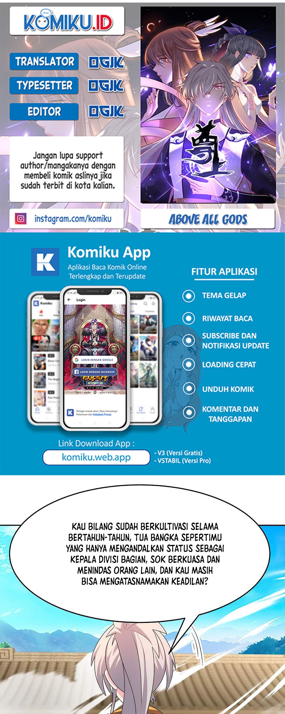 Komik Above All Gods Chapter 437 gambar 1